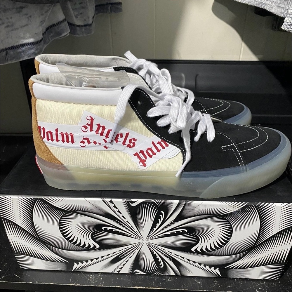 Vans Palm Angels Black SK8-Mid VLT LX Shoes